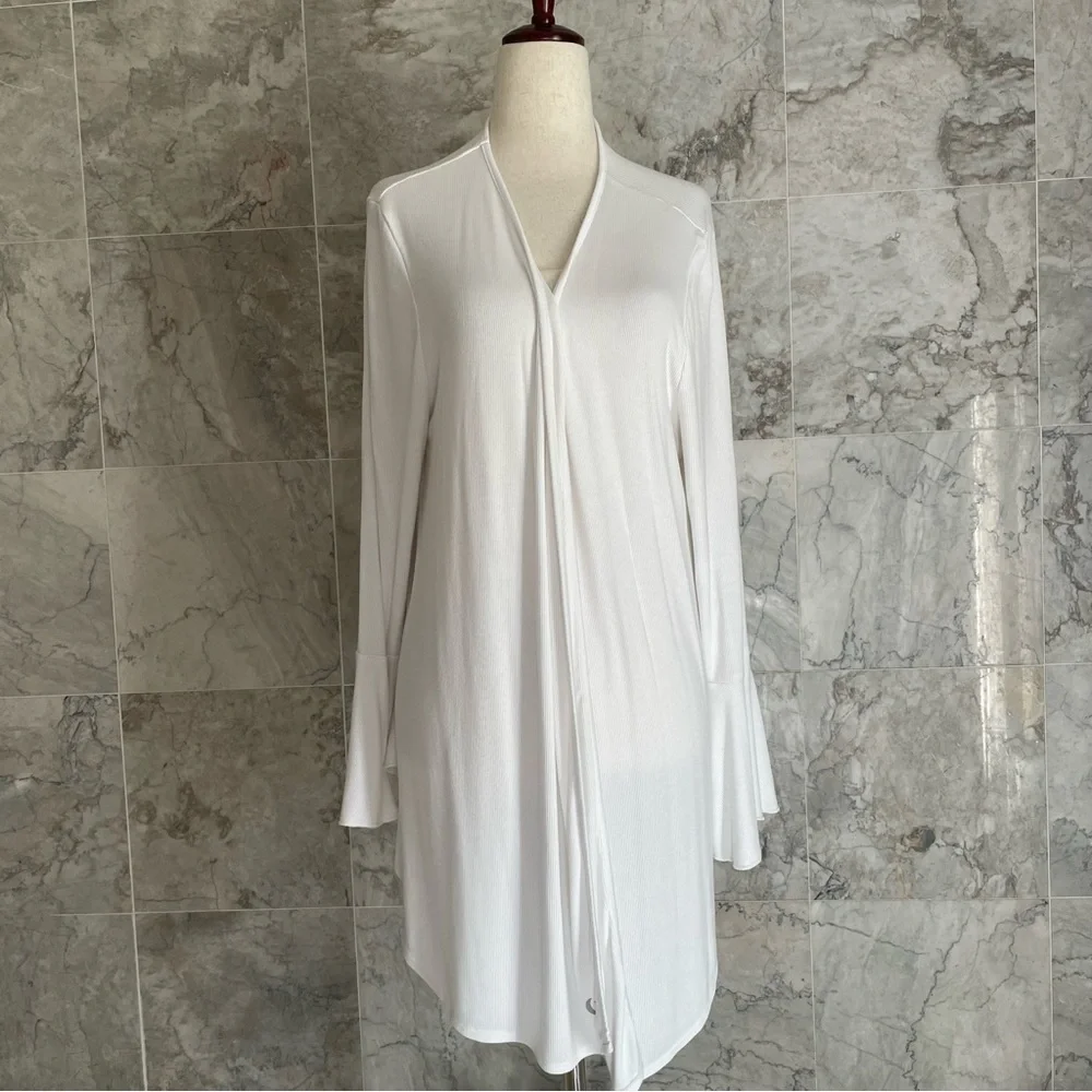 JJ Winks Ribbed Belle Cardigan Robe - Picture 2 of 8